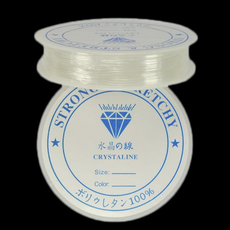 Elastic line, transparent, 0.7mm, reel (14.5m)