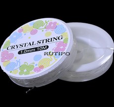 Elastic transparent fishing line, 1mm, spool (10m)