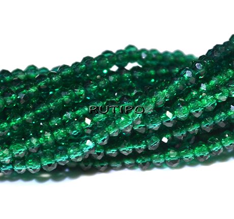 Рондель SeaGreen, 2*1.5мм, низка 36см (ок. 245шт)