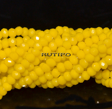 Рондель Yellow, 3*2мм, низка 31см (ок. 155шт)