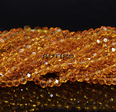 Rondel DarkGoldenrod, 3*2mm, about 155pcs/strand