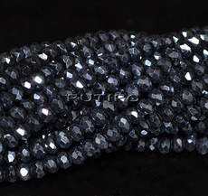 Рондель Hematite, 4*2.5мм, низка 34м (ок. 125шт)