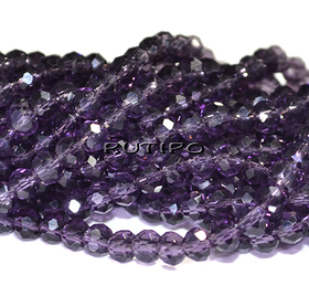 Рондель MediumPurple, 4*3мм, низка 40см (ок. 130шт)
