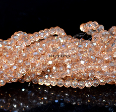 Rondel PL PaleGoldenrod, 3.5*3mm, about 154pcs/strand