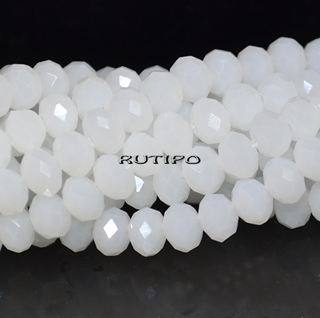 Рондель White, 6*5мм, низка 42см (ок. 90шт)
