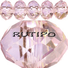 Рондель AB Pink 8*6мм, шт