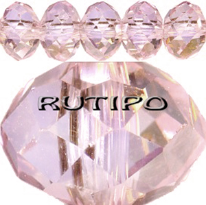 Рондель AB Pink 8*6мм, шт