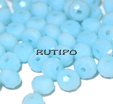100шт, Рондель Blue 6*4мм