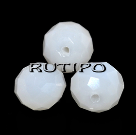 Рондель White 10*7мм, шт