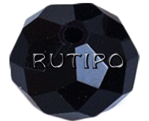 Рондель Black, 6*4мм, шт 