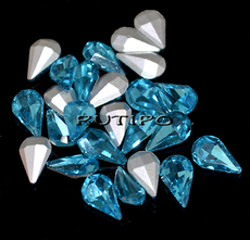 Кристал крапля Aquamarine 10*6мм, шт