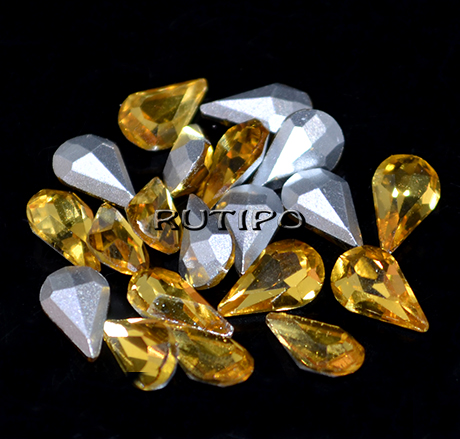 Кристалл капля Topaz 10*6мм, шт