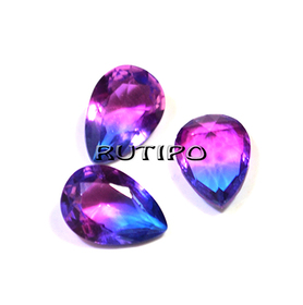 Imitation Tourmaline drop Sapphire 10*7*4.5mm, pcs