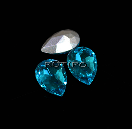 Кристалл капля CapriBlue 10*7мм, шт