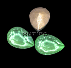 Кристалл капля Peridot 10*7мм, шт