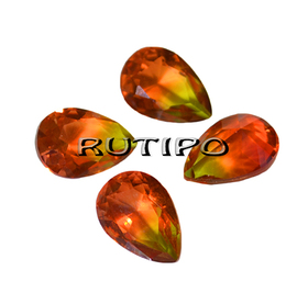 Imitation Tourmaline drop LightSiam 10*7*4.5mm, pcs
