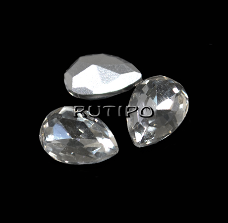 Кристалл капля Crystal 10*7мм, шт