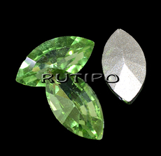 Crystal Marquis Peridot 18 * 9mm, pcs
