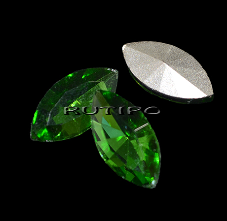 Кристалл Маркиз Emerald 18*9мм, шт
