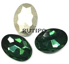 Овал для инкрустации Emerald 14*10*5мм, шт 