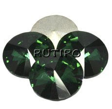 Rivoli DarkGreen, 10 * 5mm, pcs