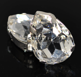 Шатон капля, Clear, 18*13*7мм, шт