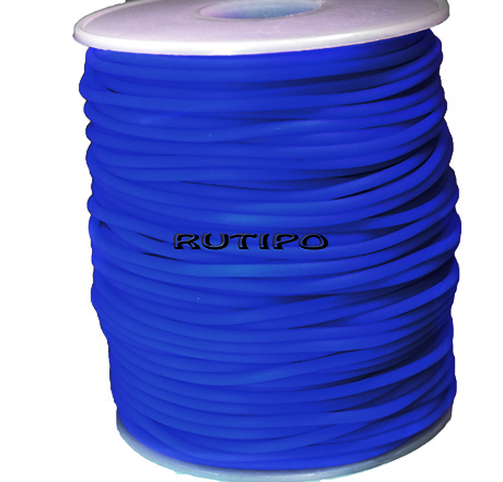 Шнур-трубка PVC Blue, 2мм, 1м