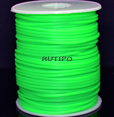 Шнур-трубка PVC Lime, 2мм, 1м