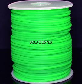 Шнур-трубка PVC Lime, 2мм, 1м