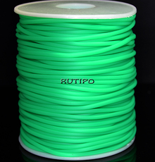 Шнур-трубка PVC LimeGreen, 2мм, 1м