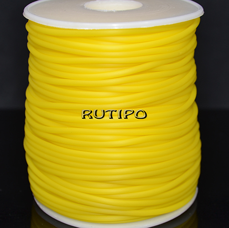 Шнур-трубка PVC Yellow, 2мм, 1м