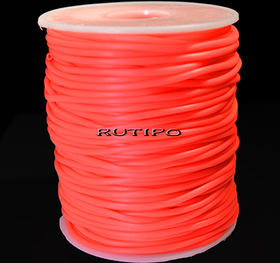 Шнур-трубка PVC OrangeRed, 2мм, 1м