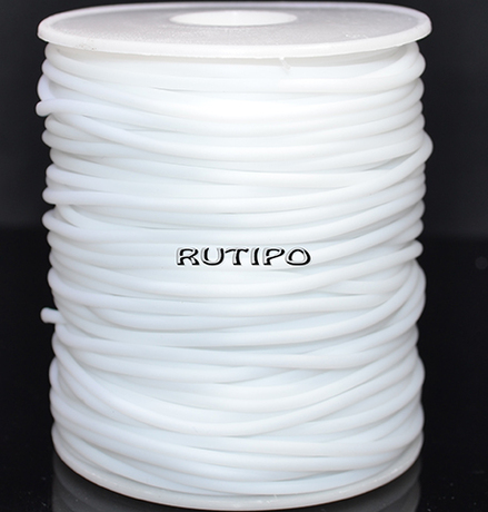 Шнур-трубка PVC White , 2мм, 1м
