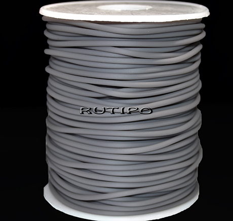 Шнур-трубка PVC Gray, 2мм, 1м