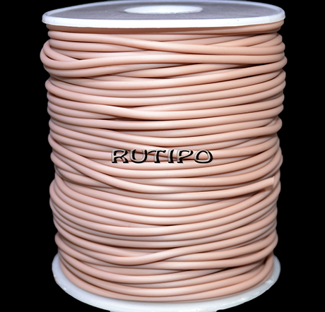 Шнур-трубка PVC RosyBrown, 2мм, 1м