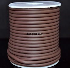 Cord tube PVC SaddleBrown, 4mm, 1m