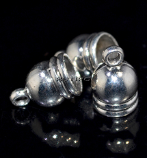 Концевик Antique Silver, 14*9мм (в\д 7.5мм), шт