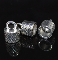 Концевик Antique Silver, 15*10.5мм (в\д 7.3мм), шт