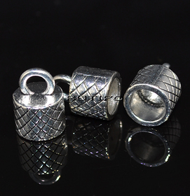 Концевик Antique Silver, 15*10.5мм (в\д 7.3мм), шт