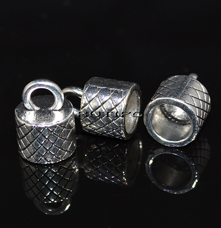Концевик Antique Silver, 15*10.5мм (в\д 7.3мм), шт