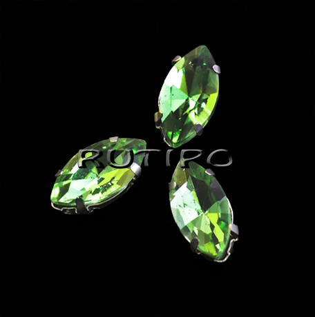 Шатон маркиз, LightGreen, 8*4*3.5мм, шт