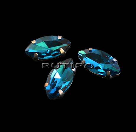 Шатон маркиз, Teal, 10*5*4мм, шт