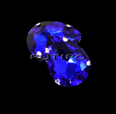 Шатон капля, RoyalBlue, 18*13*7мм, шт