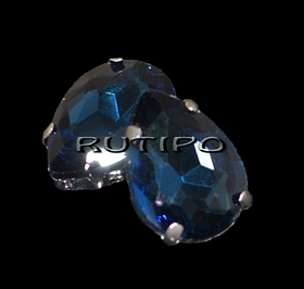 Шатон капля, PrussianBlue, 18*13*7мм, шт