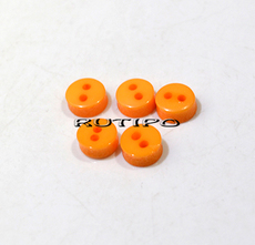 Button-mini orange, 6mm, pcs