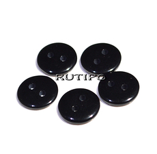 Button black, 11.5mm, piece