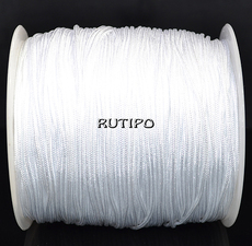 Нейлоновый шнур White, 1.5мм, 1м