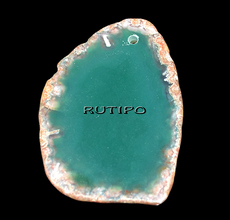Agate slice Pendant, 53*37*6mm, pcs