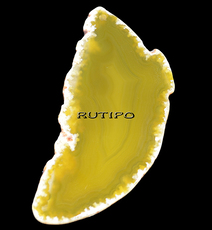 Agate slice Pendant, 80*37*4.5mm, pcs