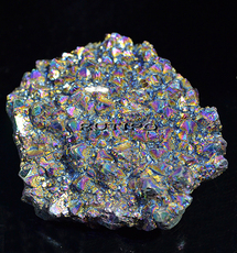 Друза кварца Rainbow Plated, 74*68*29мм, 174.19г